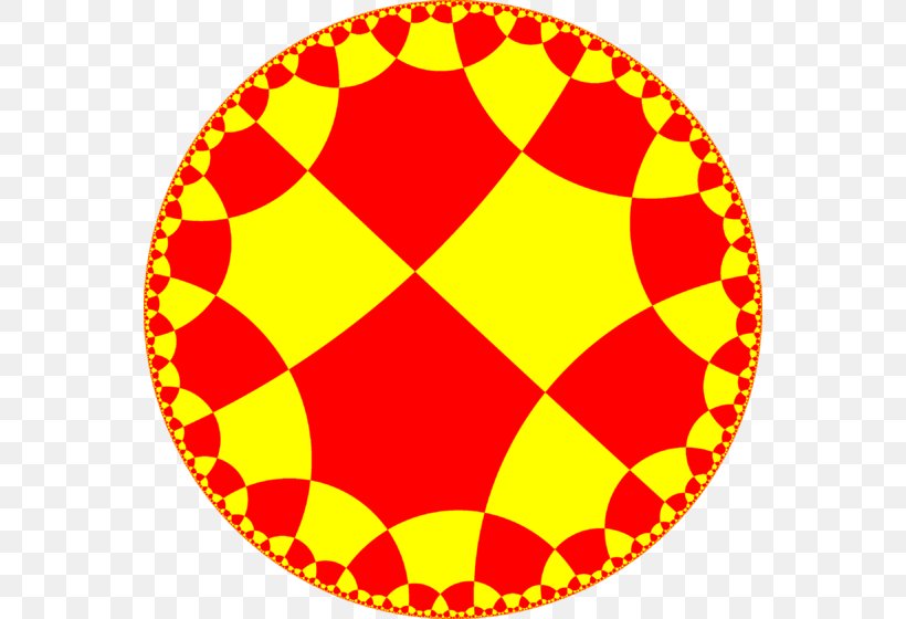 Tessellation Uniform Tilings In Hyperbolic Plane Hyperbolic Geometry Pentahexagonal Tiling, PNG, 560x560px, Tessellation, Area, Ball, Geometry, Heptagonal Tiling Download Free