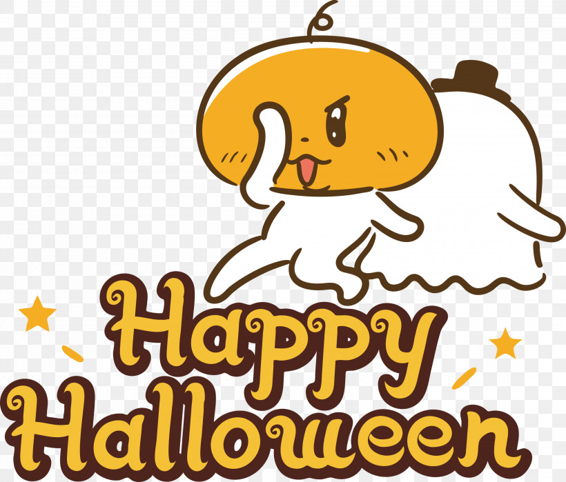 Happy Halloween, PNG, 3000x2560px, Happy Halloween, Cartoon, Emoticon, Happiness, Line Download Free