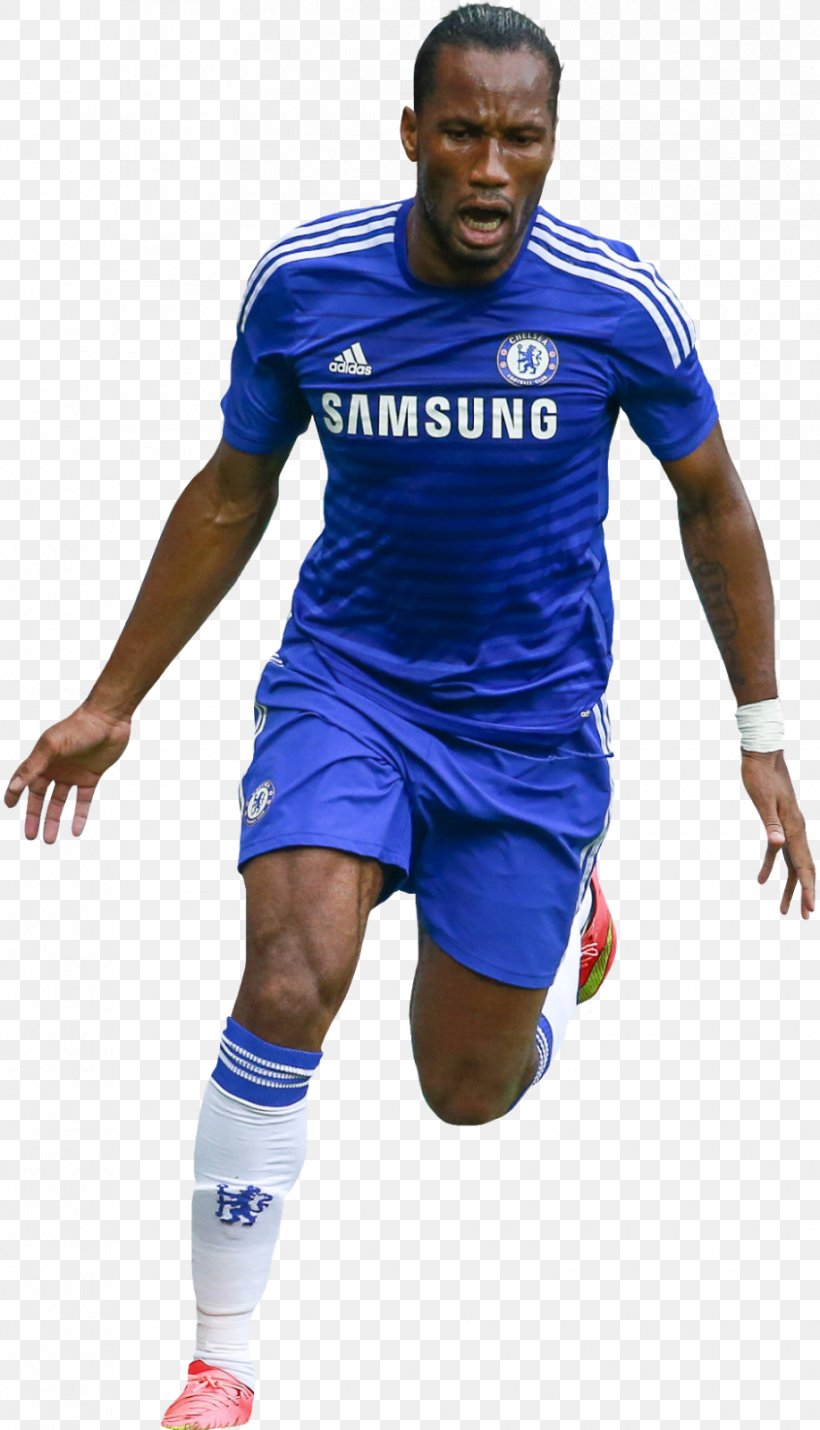 Didier Drogba Chelsea F.C. Premier League Jersey UEFA Champions League, PNG, 917x1600px, Didier Drogba, Ball, Blue, Chelsea Fc, Clothing Download Free