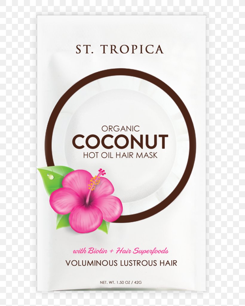 ST. TROPICA Organic Coconut Hot Oil Hair Mask Organic Food Coconut Oil, PNG, 686x1024px, Organic Food, Argan Oil, Coconut, Coconut Oil, Exfoliation Download Free
