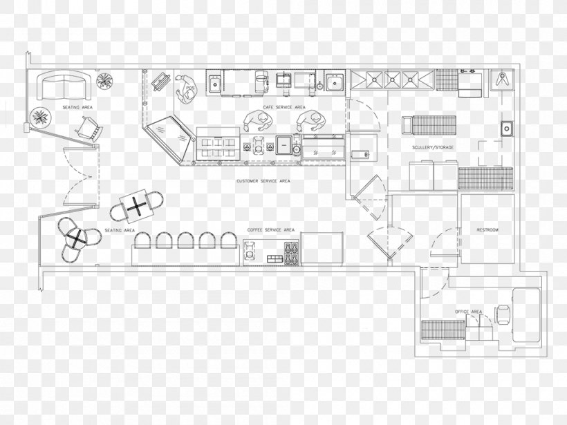 Floor Plan Technical Drawing, PNG, 1000x750px, Floor Plan, Area, Black And White, Diagram, Drawing Download Free