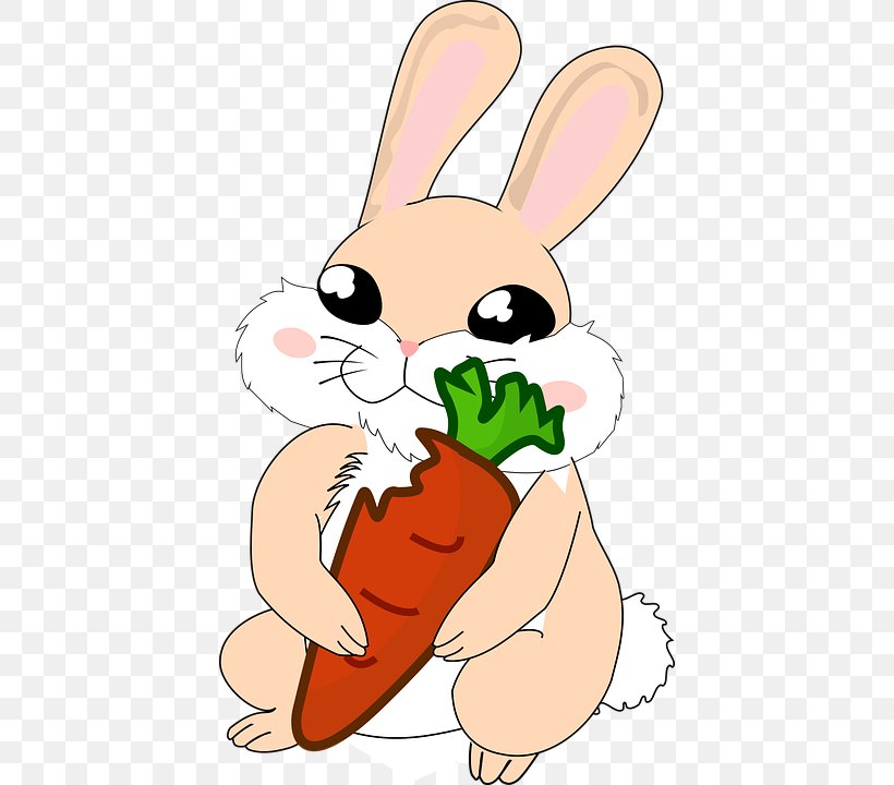 Easter Bunny Carrot Clip Art, PNG, 418x720px, Easter Bunny, Carrot, Cartoon, Domestic Rabbit, Easter Basket Download Free