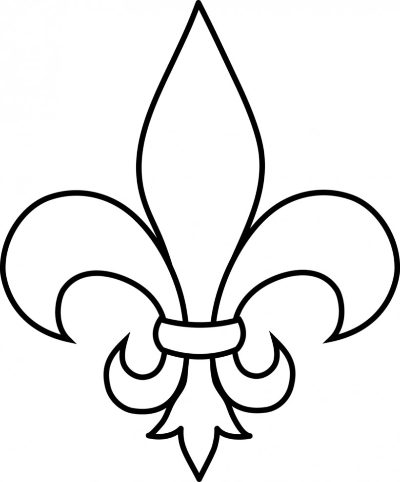 Fleur-de-lis New Orleans Saints Free Content Public Domain Clip Art, PNG, 829x1000px, Fleurdelis, Area, Artwork, Black, Black And White Download Free