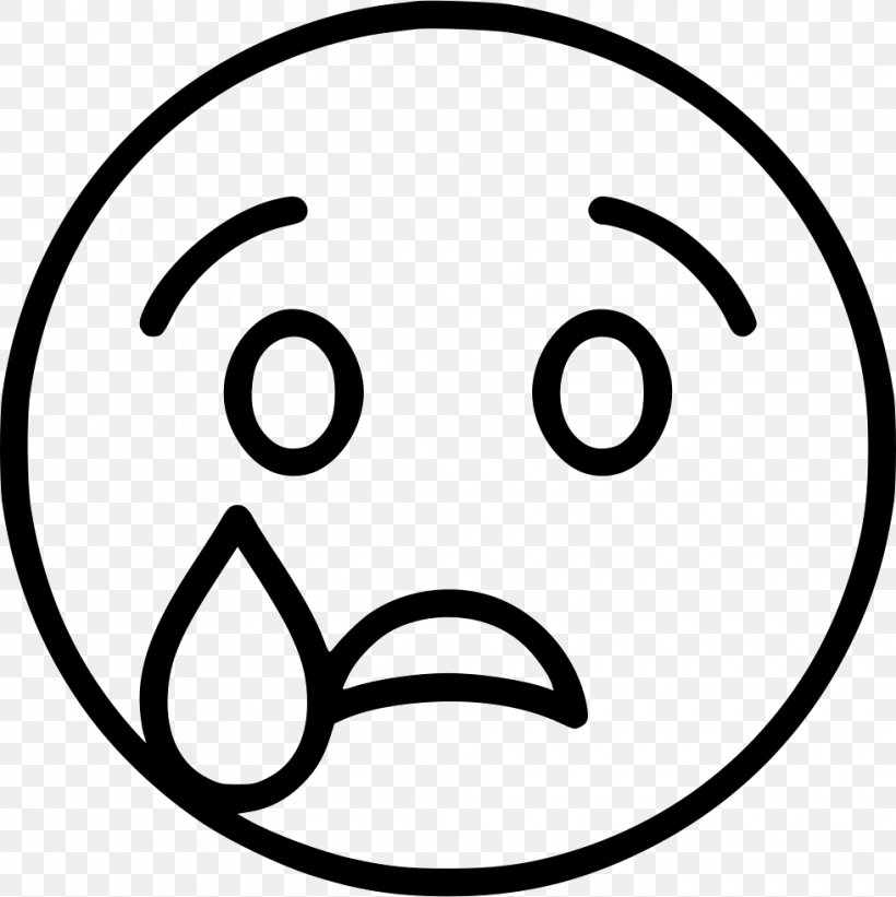 Smiley Face Coloring Book Crying, PNG, 980x982px, Smiley, Adult, Area, Black And White, Coloring Book Download Free