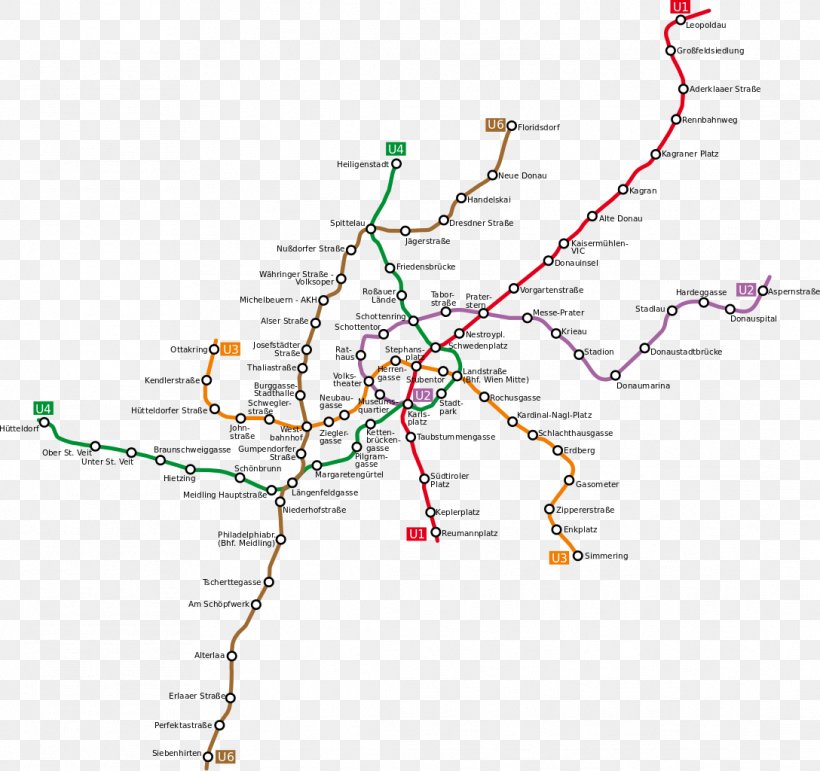 Vienna U-Bahn Rapid Transit Commuter Station Map, PNG, 1088x1024px, Vienna, Area, Austria, Capital City, Commuter Station Download Free