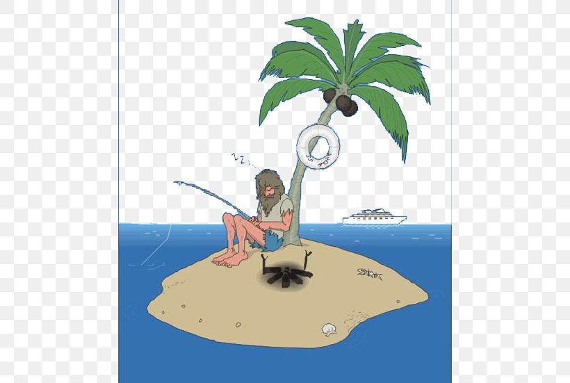 Cartoon Illustration, PNG, 480x551px, Cartoon, Art, Big Fish Begonia, Desert Island, Fictional Character Download Free