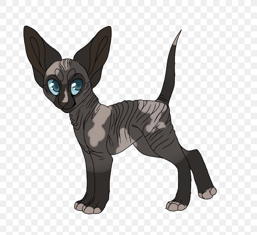 Devon Rex Whiskers Kitten Domestic Short-haired Cat Dog, PNG, 750x750px, Devon Rex, Animal, Animal Figure, Canidae, Carnivoran Download Free