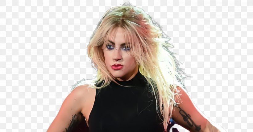 Hair Cartoon, PNG, 2764x1448px, Lady Gaga, Bangs, Beauty, Black Hair, Blond Download Free
