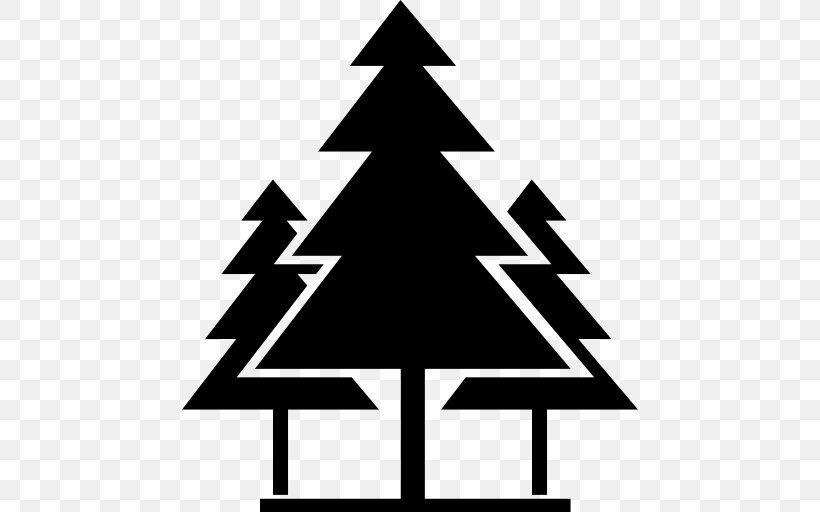 Black And White Triangle Monochrome, PNG, 512x512px, Gps Navigation Systems, Black And White, Christmas Tree, Conifer, Information Download Free