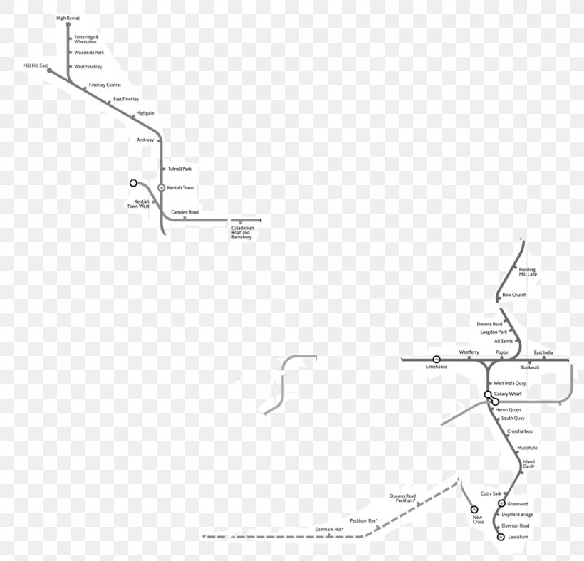 Hammersmith & City Line Liverpool Street Station Jubilee Line Transport For London, PNG, 1000x962px, Hammersmith City Line, Area, Black And White, Diagram, Drawing Download Free