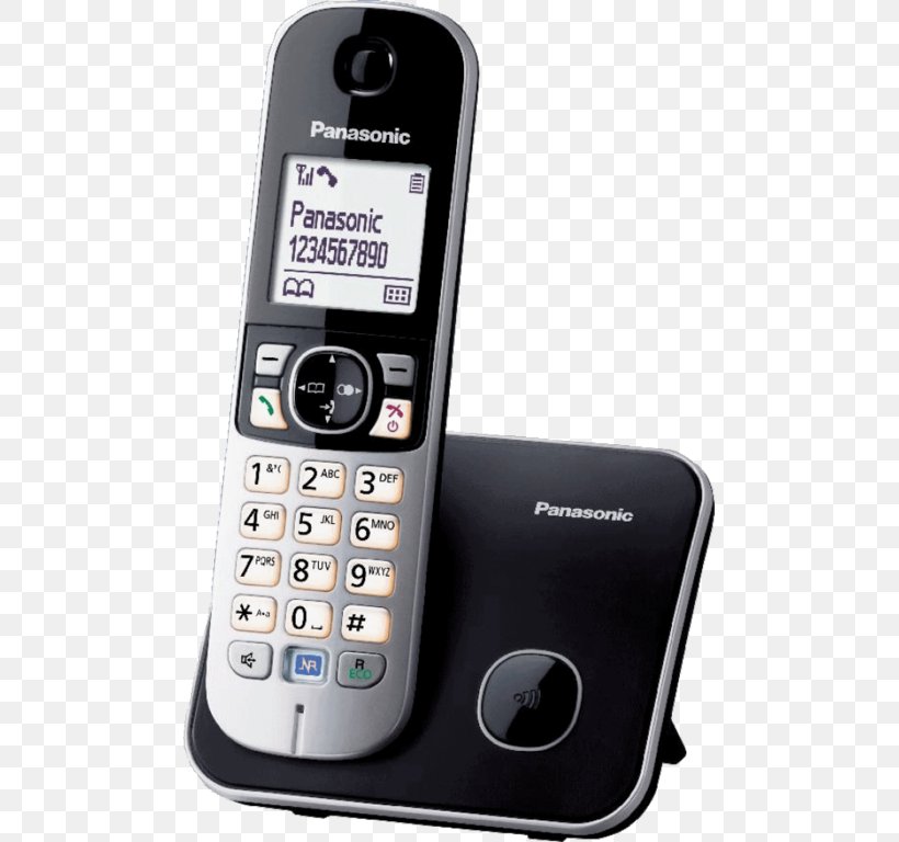Panasonic KX-TG682 Cordless Telephone Digital Enhanced Cordless Telecommunications, PNG, 485x768px, Cordless Telephone, Answering Machine, Answering Machines, Caller Id, Cellular Network Download Free