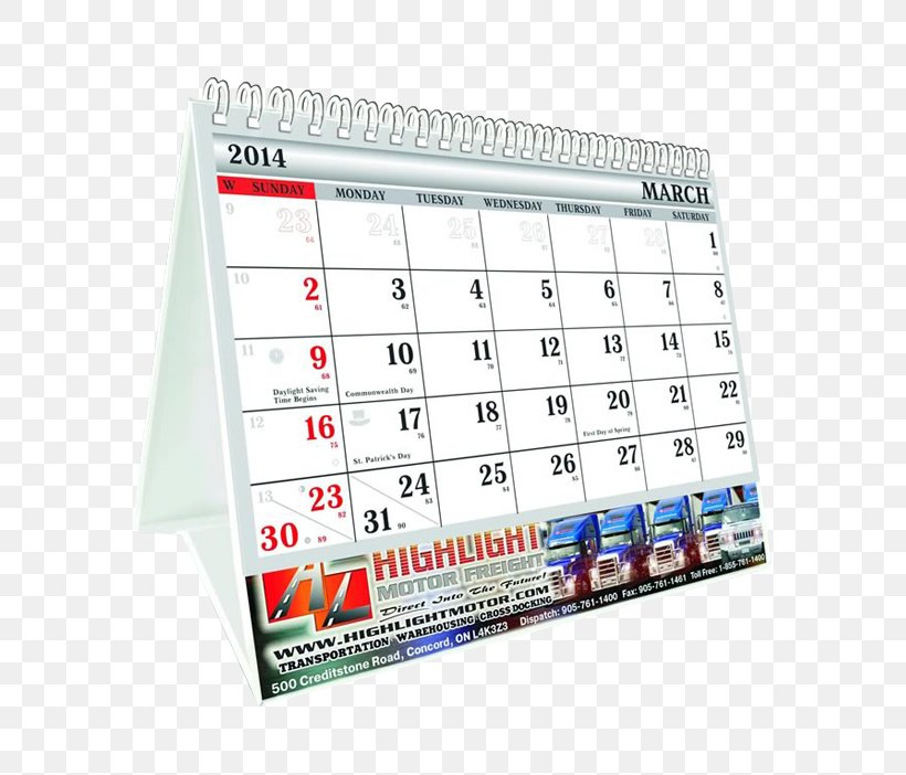 Calendar Promotion Distribution Company, PNG, 586x702px, Calendar