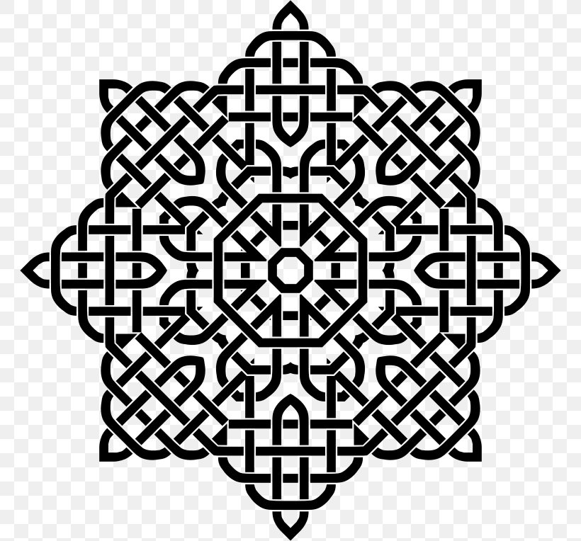 Celtic Knot Celts Clip Art, PNG, 764x764px, Celtic Knot, Area, Art, Black, Black And White Download Free