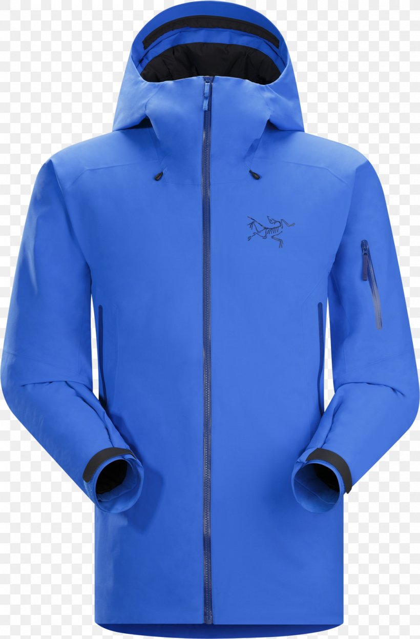 Hoodie Jacket Arc'teryx Gore-Tex Polar Fleece, PNG, 1052x1600px, Hoodie, Active Shirt, Adidas, Blue, Clothing Download Free