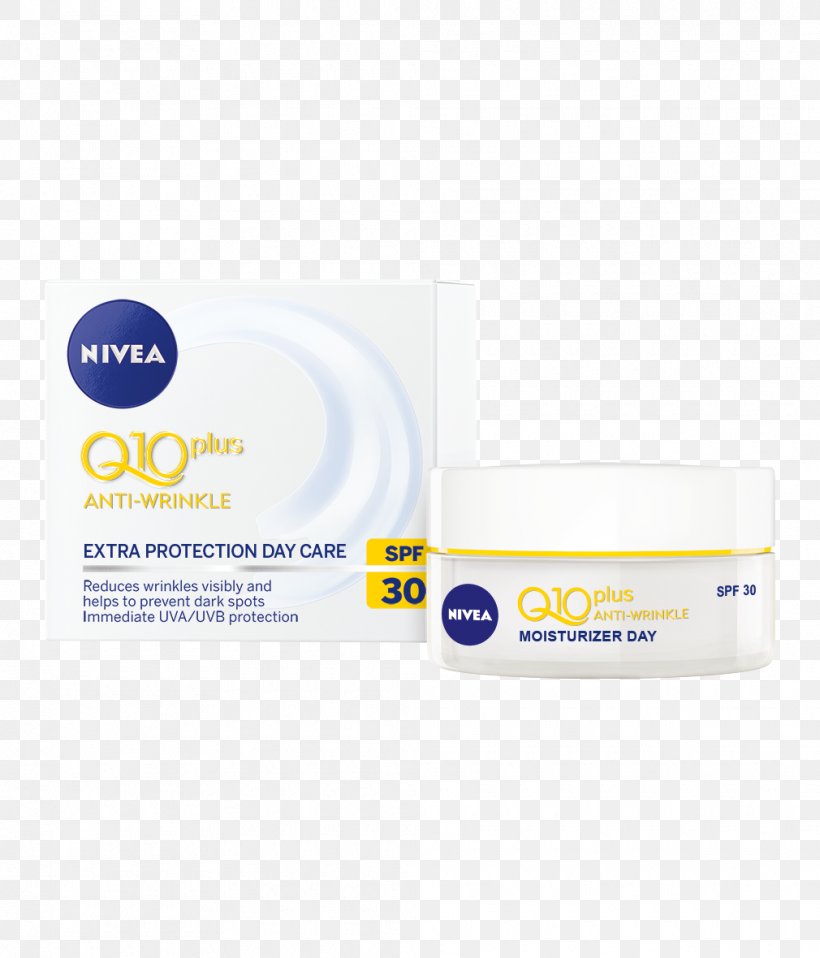 NIVEA Q10 Plus Anti-Wrinkle Day Cream Product Design Moisturizer, PNG, 1010x1180px, Cream, Antiaging Cream, Child Care, Coenzyme Q10, Milliliter Download Free