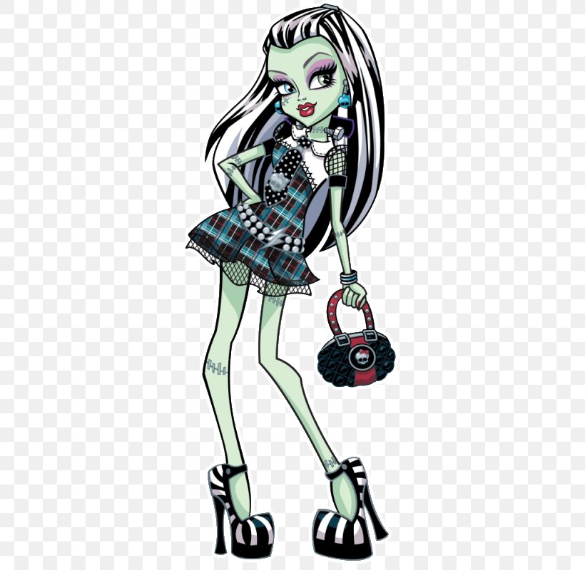 Frankie Stein Frankenstein's Monster Monster High Basic Doll Frankie, PNG, 455x800px, Frankie Stein, Art, Cartoon, Costume, Costume Design Download Free