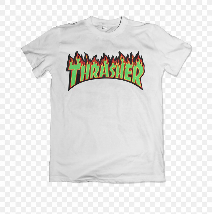 T-shirt Hoodie Thrasher Skateboarding, PNG, 2000x2017px, Tshirt, Active Shirt, Brand, Clothing, Grip Tape Download Free