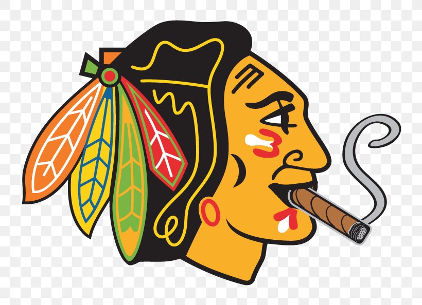 Chicago Blackhawks National Hockey League Ice Hockey Smoking Ice Rink, PNG, 814x594px, Chicago Blackhawks, Area, Art, Artwork, Cigar Download Free