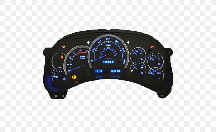 Gauge Car General Motors 2018 Cadillac Escalade Electronic Instrument Cluster, PNG, 500x500px, 2018 Cadillac Escalade, Gauge, Cadillac, Cadillac Escalade, Car Download Free
