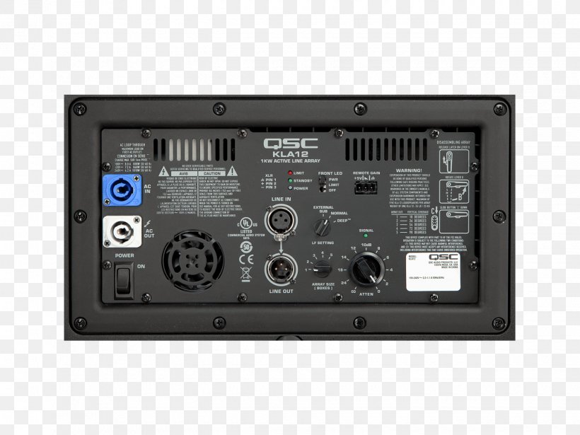 Line Array Loudspeaker QSC Audio Products Subwoofer, PNG, 1440x1080px, Line Array, Audio, Audio Equipment, Digital Signal Processing, Display Device Download Free