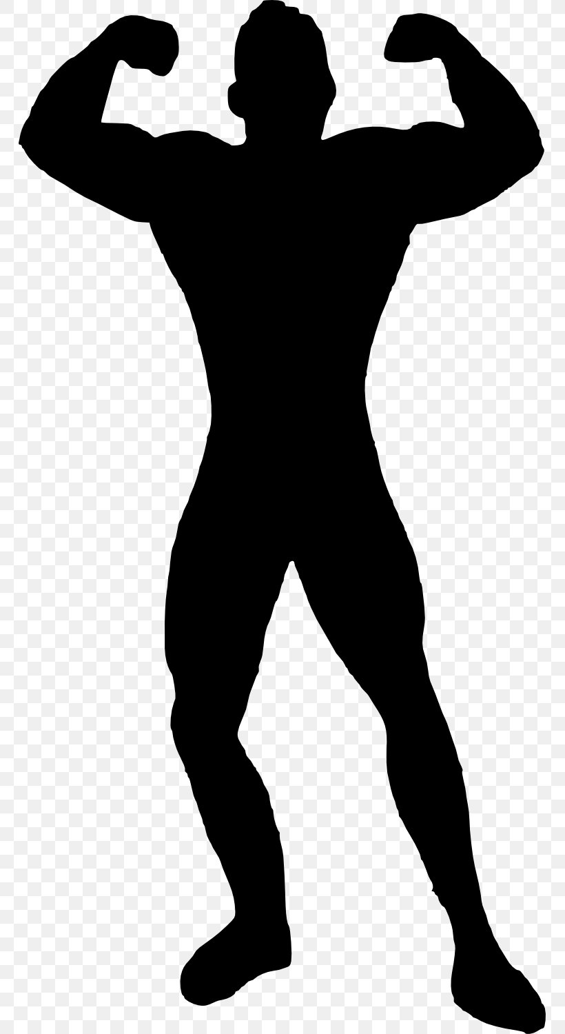 Silhouette Deadpool Muscle, PNG, 765x1500px, Silhouette, Arm, Biceps, Black, Black And White Download Free