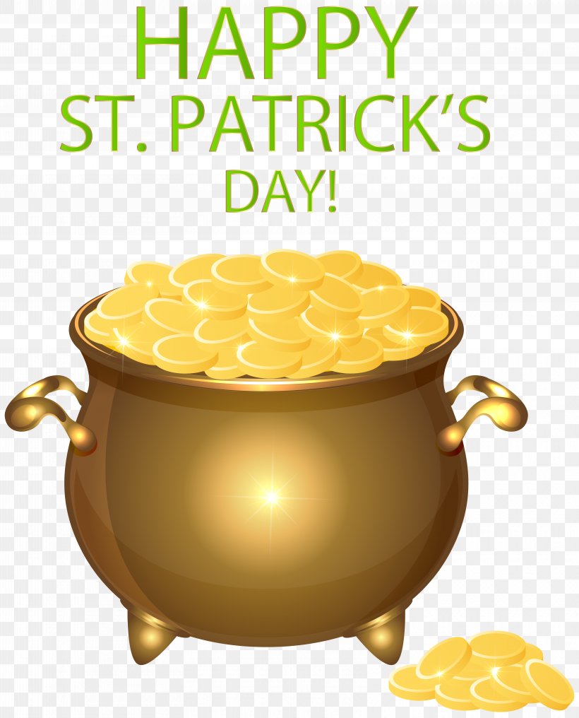 Pot Of Gold, PNG, 6455x8000px, Saint Patrick S Day, Cookware And Bakeware, Cuisine, Dish, Flavor Download Free
