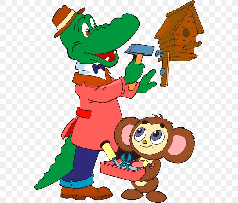Cheburashka Gena The Crocodile Shapoklyak Crocodile Gene And His Friends: A Story Animated Film, PNG, 586x700px, Cheburashka, Animated Film, Area, Art, Artwork Download Free