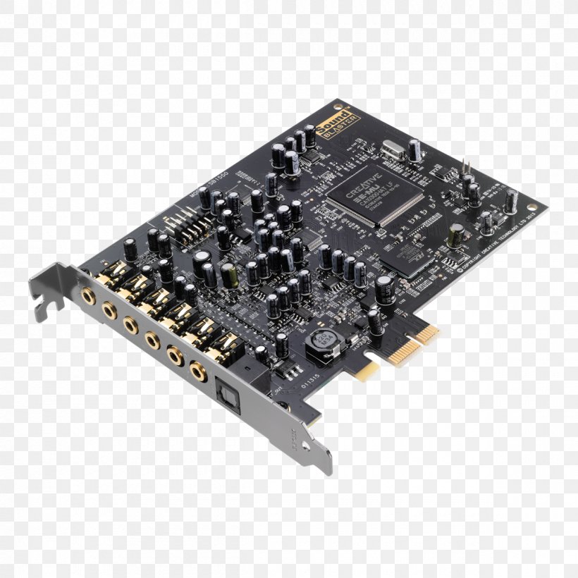 Digital Audio Sound Blaster Audigy Sound Cards & Audio Adapters PCI Express Creative Technology, PNG, 1200x1200px, Digital Audio, Audio Signal, Computer, Computer Component, Computer Hardware Download Free