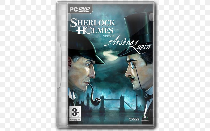 Sherlock Holmes Versus Arsène Lupin Sherlock Holmes: The Devil's Daughter, PNG, 512x512px, Sherlock Holmes, Detective, Dvd, Film, Game Download Free