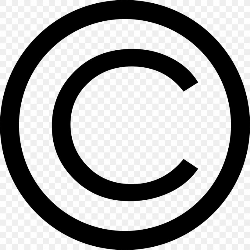 Copyright Symbol All Rights Reserved Registered Trademark Symbol Creative Commons, PNG, 980x980px, Copyright Symbol, All Rights Reserved, Area, Black And White, Copyright Download Free