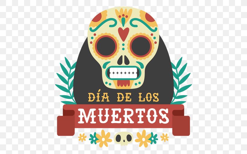 Day Of The Dead Calavera Death Image Party, PNG, 512x512px, Day Of The Dead, Brand, Calavera, Death, Drawing Download Free