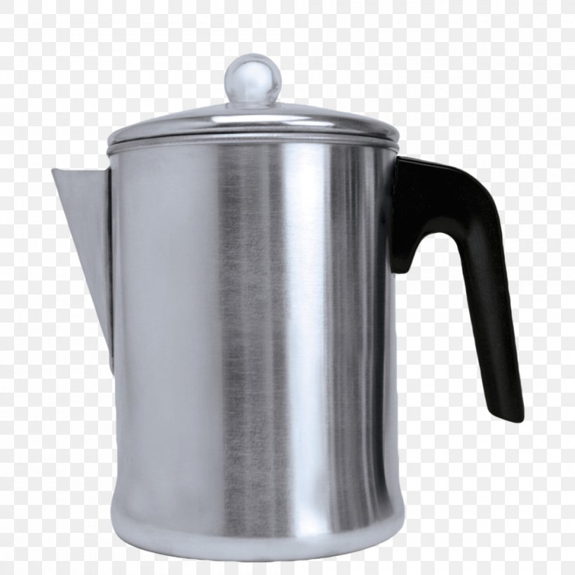 Moka Pot Coffee Percolator Espresso Cafe, PNG, 1000x1000px, Moka Pot, Brewed Coffee, Cafe, Coffee, Coffee Cup Download Free