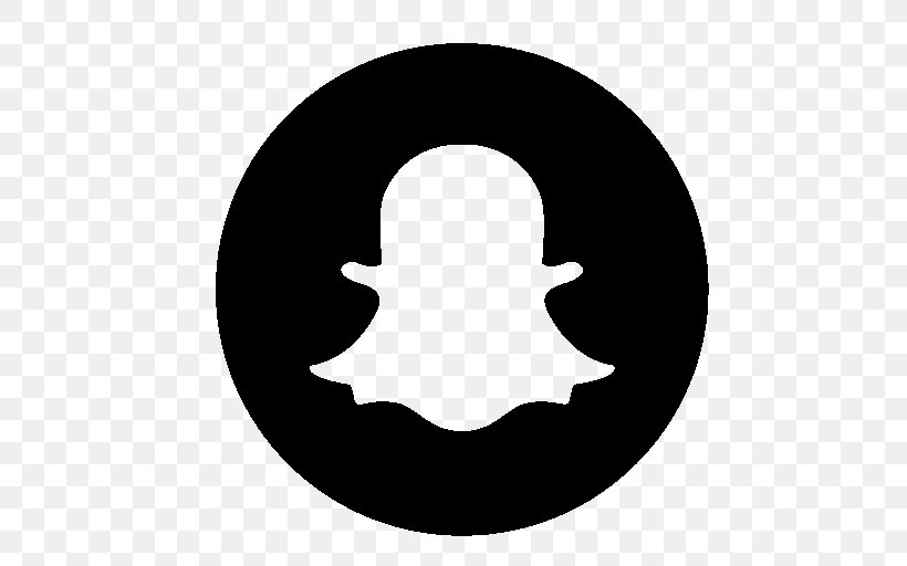 Social Media, PNG, 512x512px, Social Media, Black And White, Logo, Silhouette, Snapchat Download Free