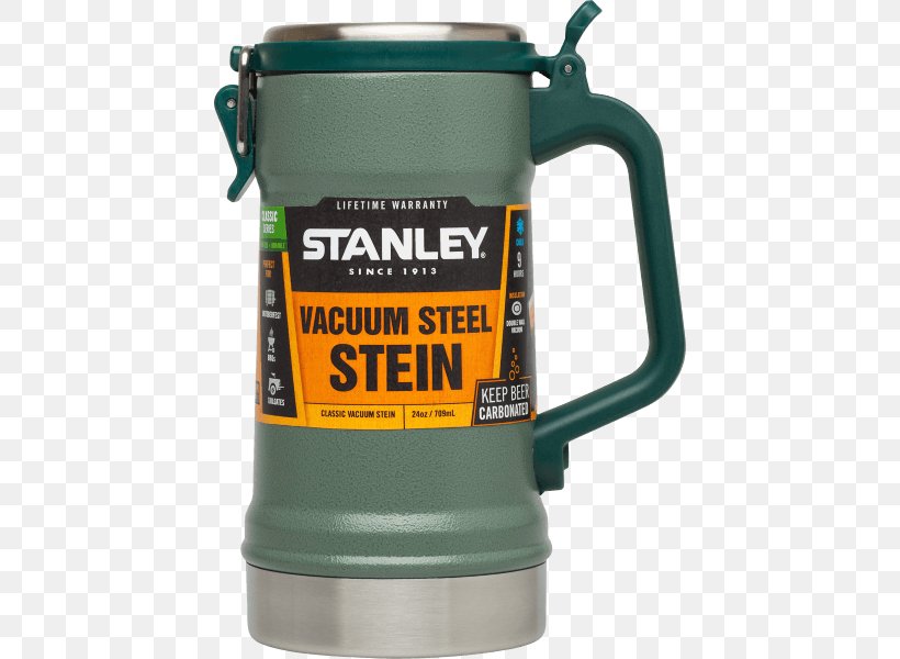 Beer Stein Vacuum Insulated Panel Thermoses Stanley Classic Vacuum Stein, PNG, 430x600px, Beer, Beer Stein, Bottle, Drinkware, Lid Download Free