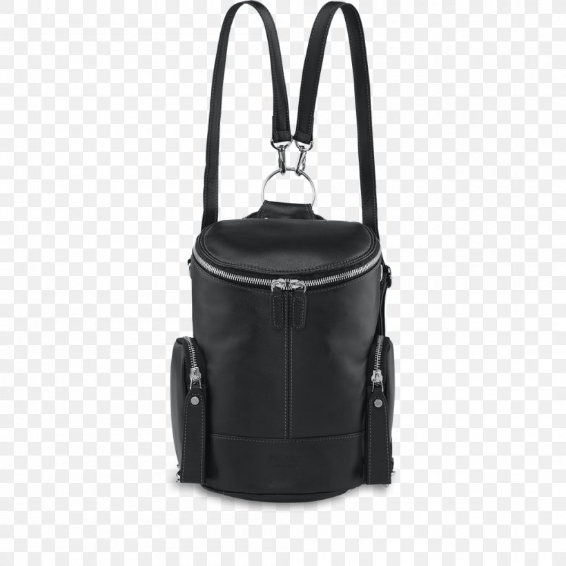 Leather Backpack Tasche Bag Black, PNG, 1000x1000px, Leather, Backpack, Bag, Baggage, Black Download Free