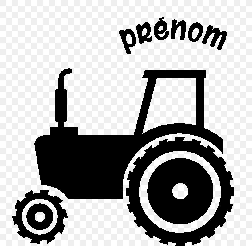 Sticker Wall Decal Tractor Vinyl Group, PNG, 800x800px, Sticker, Area, Black, Black And White, Brand Download Free