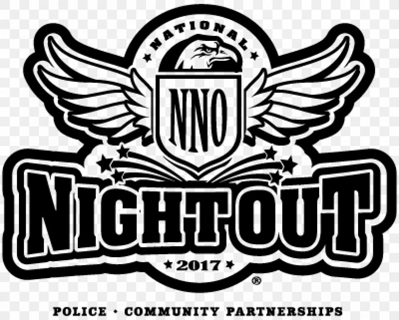 2017 National Night Out Police Logo National Night Out 2017 Neighbourhood, PNG, 1200x963px, Police, August, Black And White, Brand, City Manager Download Free
