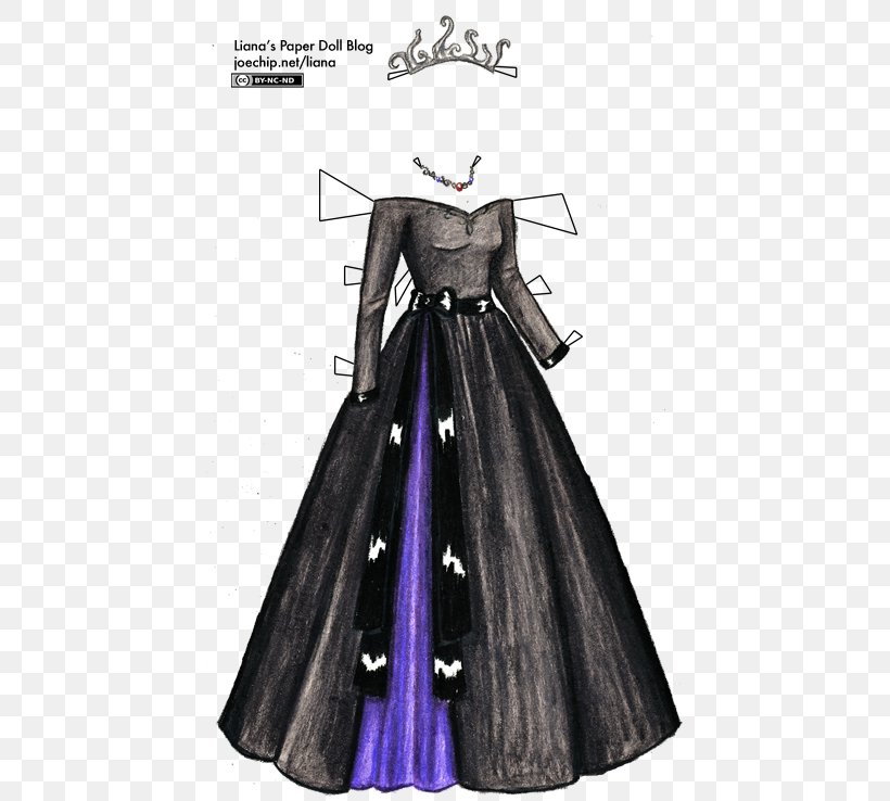 Gown Dress Paper Doll, PNG, 440x738px, Gown, Ball Gown, Bodice, Clothing, Costume Download Free