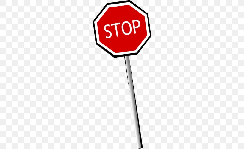 Stop Sign Royalty-free Cartoon Clip Art, PNG, 500x500px, Stop Sign, Area, Brand, Can Stock Photo, Cartoon Download Free
