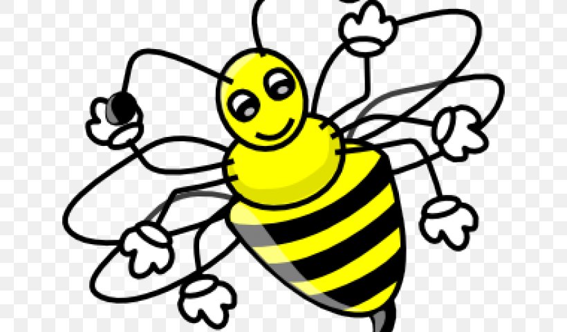 Bumblebee Cartoon Honey Bee Hornet, PNG, 640x480px, Bee, Artwork, Black And White, Bumblebee, Cartoon Download Free