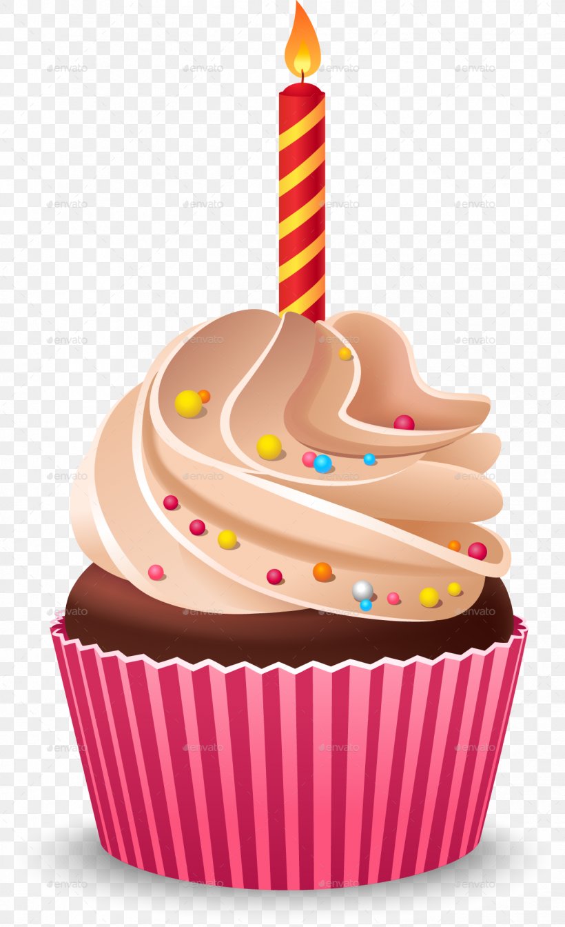 Cupcake Birthday Cake Cream Muffin, PNG, 1247x2045px, Cupcake, Baking, Birthday, Birthday Cake, Buttercream Download Free