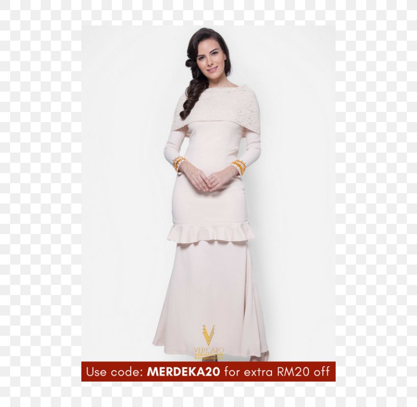 Gown Robe Baju Kurung Kebaya Dress, PNG, 500x800px, Gown, Baju Kurung, Beige, Cape, Clothing Download Free