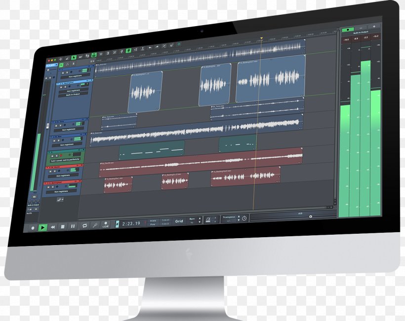 N-Track Studio Multitrack Recording Recording Studio Digital Audio Workstation Computer Software, PNG, 1283x1019px, Watercolor, Cartoon, Flower, Frame, Heart Download Free