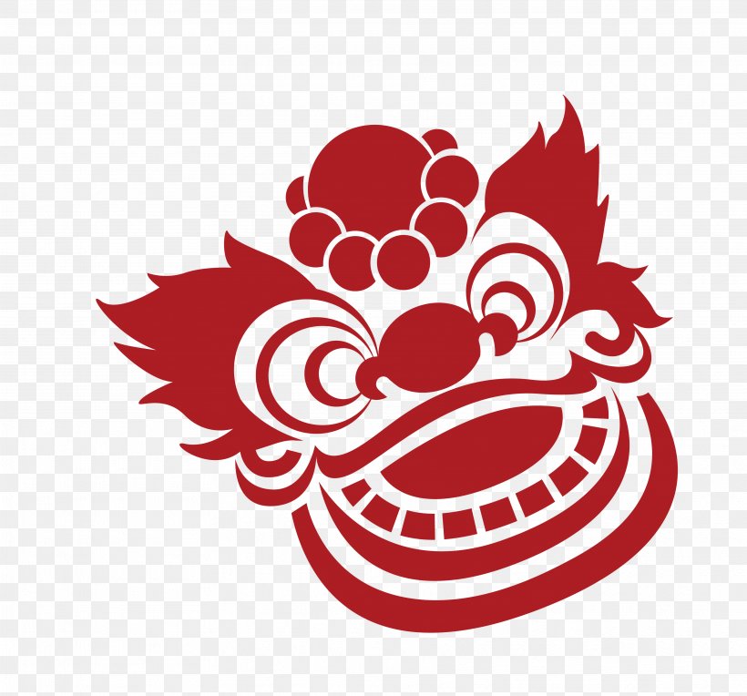 China Lions Head Chinese New Year, PNG, 3642x3395px, China, Art, Chinese Dragon, Chinese Guardian Lions, Chinese New Year Download Free