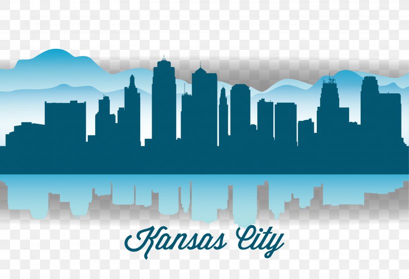 Kansas City Skyline Silhouette Illustration, PNG, 2917x1990px, Kansas City, Art, Brand, City, Cityscape Download Free
