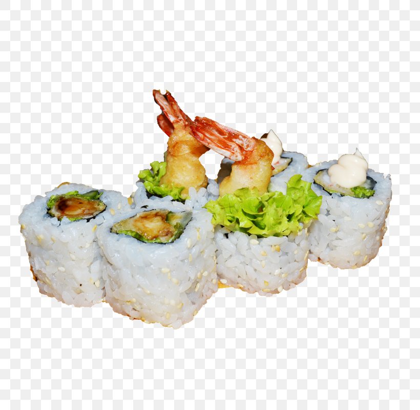 California Roll Sushi Tempura Sashimi Makizushi, PNG, 800x800px, California Roll, Appetizer, Comfort Food, Cucumber, Cuisine Download Free