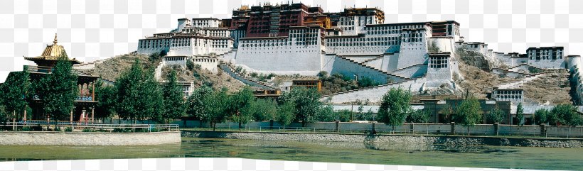 Potala Palace Norbulingka Jokhang Rongbuk Monastery Barkhor, PNG, 4117x1213px, 14th Dalai Lama, Potala Palace, Barkhor, China, Dalai Lama Download Free