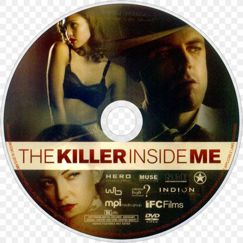 The Killer Inside Me Blu-ray Disc DVD STXE6FIN GR EUR Cover Art, PNG, 1000x1000px, Killer Inside Me, Bluray Disc, Compact Disc, Cover Art, Dvd Download Free