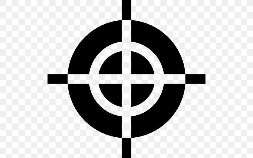 Bullseye Shooting Target, PNG, 512x512px, Bullseye, Black And White, Darts, Goal, Shooting Target Download Free