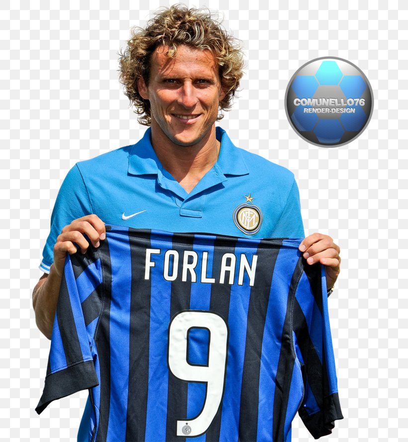 Diego Forlán Inter Milan Jersey Football Soccer Player, PNG, 744x888px, Inter Milan, Atletico Madrid, Blue, Clothing, Electric Blue Download Free
